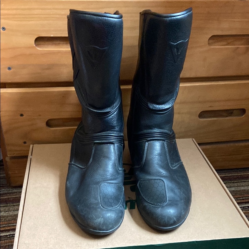 Men's Waterproof Leather Motorcycle Boots